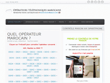 Tablet Screenshot of operateursdumaroc.com